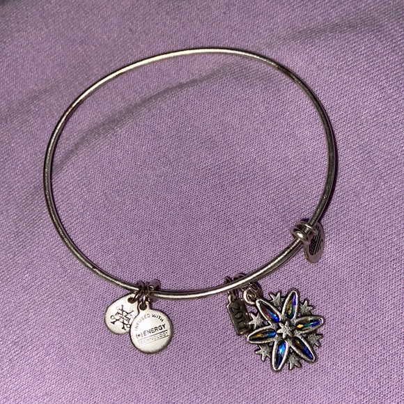 Alex and Ani - Limited Edition Snowflake Charm Bangle Bracelet 2017 ❄️ - Picture 2 of 2